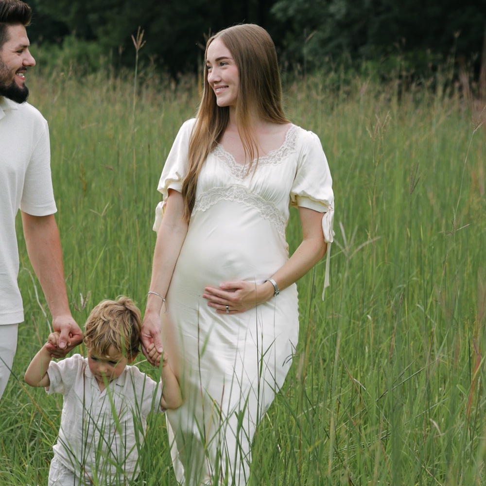 Reformation x Kacey Musgraves Stella Silk Midi Dress